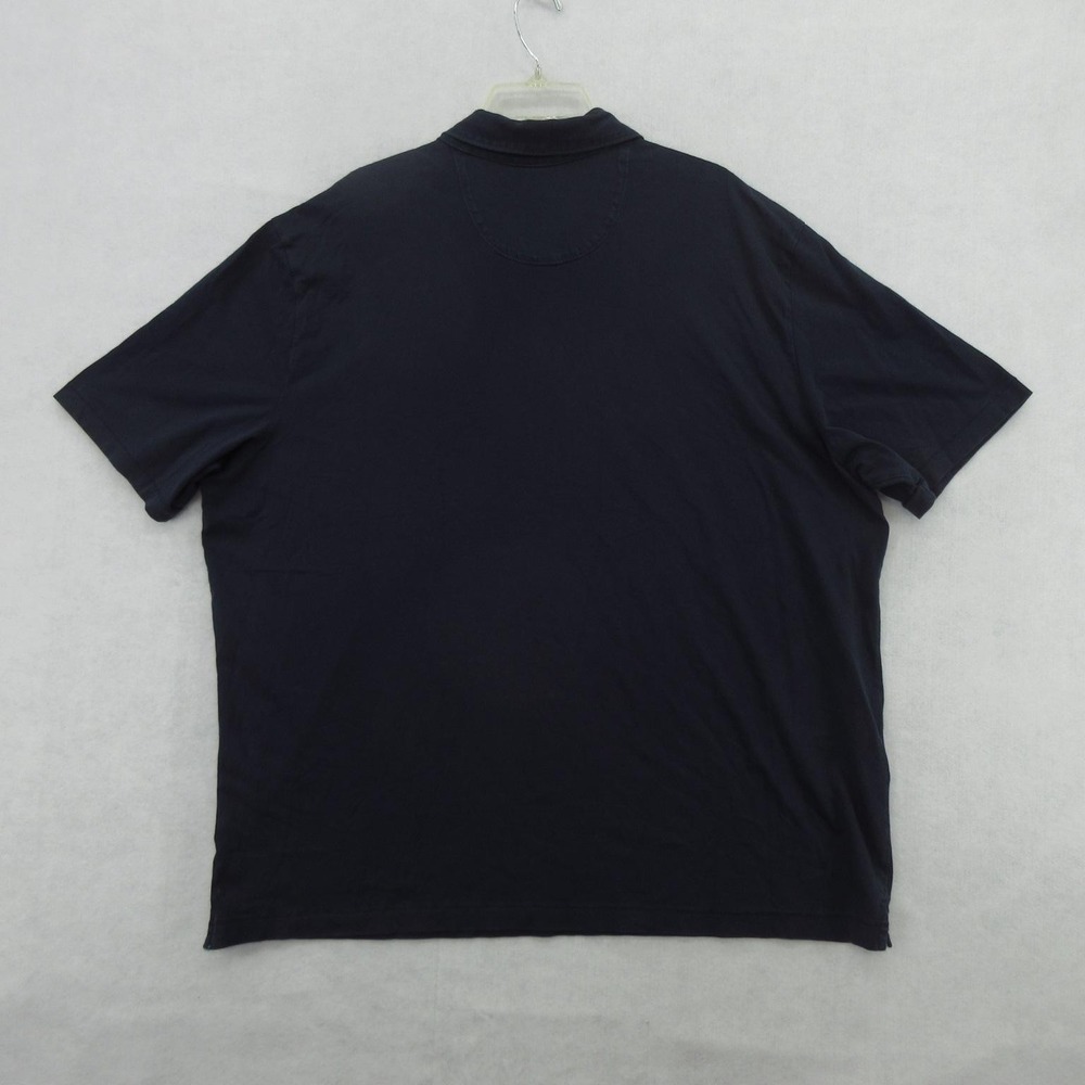 Tommy Bahama Polo Shirt Mens 3XL Blue Supima Cotton Pocket Marlin Logo Casual - Picture 2 of 12